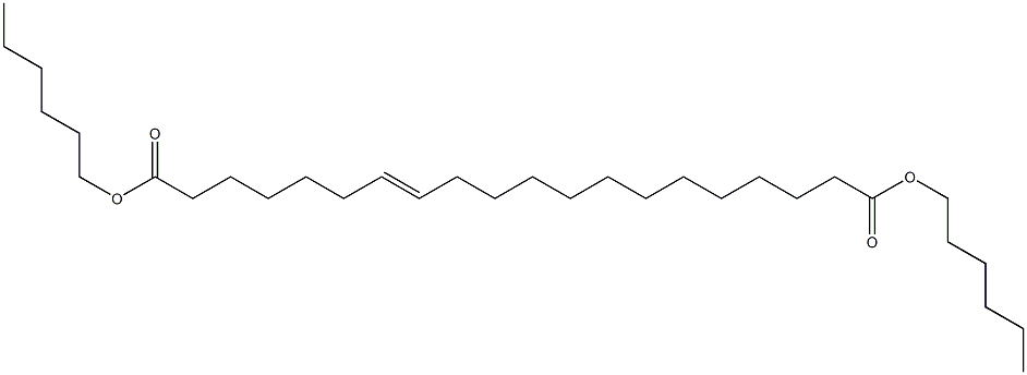 7-Icosenedioic acid dihexyl ester Structure