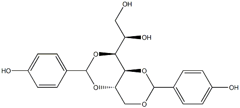 3-O,5-O:4-O,6-O-Bis(4-hydroxybenzylidene)-L-glucitol