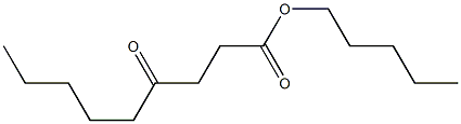 4-Ketopelargonic acid pentyl ester Structure