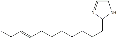 2-(8-ウンデセニル)-3-イミダゾリン 化学構造式