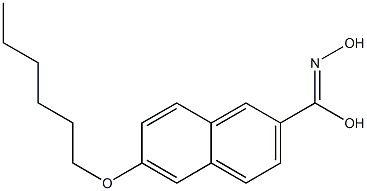  6-Hexyloxynaphthalene-2-carbohydroximic acid