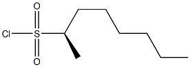 [R,(-)]-2-Octanesulfonyl chloride Structure
