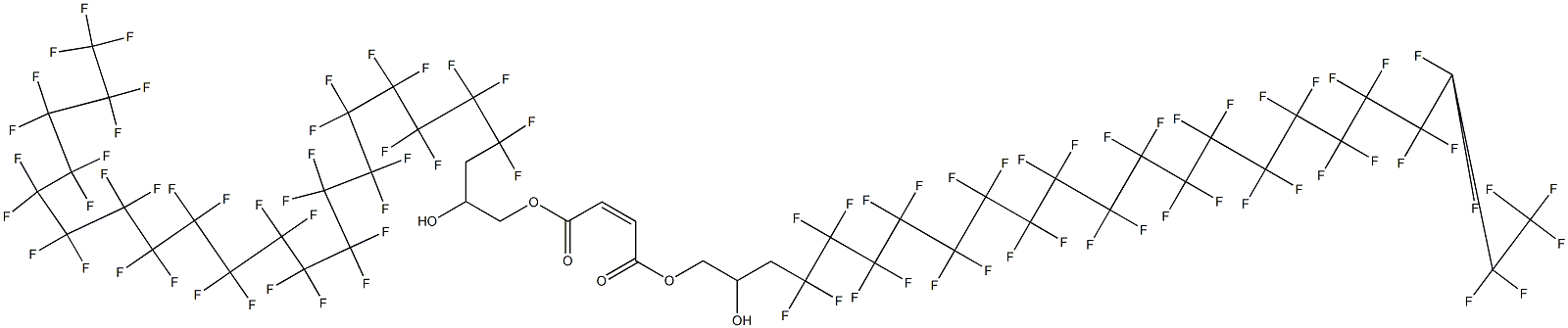 Maleic acid bis(4,4,5,5,6,6,7,7,8,8,9,9,10,10,11,11,12,12,13,13,14,14,15,15,16,16,17,17,18,18,19,19,20,20,21,21,22,22,23,23,23-hentetracontafluoro-2-hydroxytricosyl) ester|
