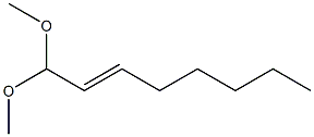 2-Octenal dimethyl acetal 结构式
