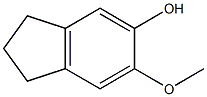 6-Methoxyindan-5-ol Struktur