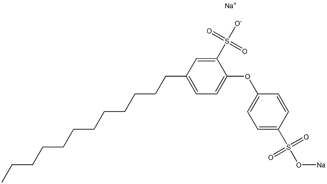 2-[4-(Sodiooxysulfonyl)phenoxy]-5-dodecylbenzenesulfonic acid sodium salt