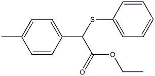 2-(Phenylthio)-2-(4-methylphenyl)acetic acid ethyl ester