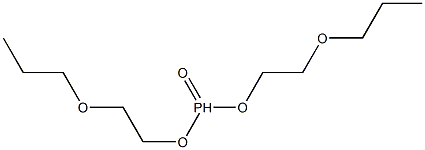 Phosphonic acid bis(2-propoxyethyl) ester Structure