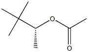 (-)-酢酸(R)-1,2,2-トリメチルプロピル 化学構造式