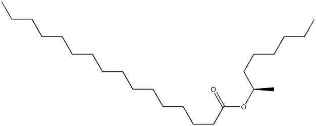 (-)-Palmitic acid (R)-1-methylheptyl ester Struktur