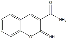 2-Imino-2H-1-benzopyran-3-carboxamide,,结构式