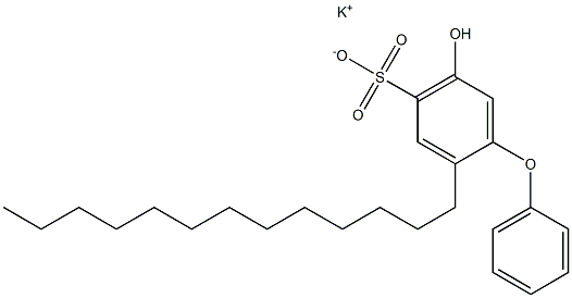 5-Hydroxy-2-tridecyl[oxybisbenzene]-4-sulfonic acid potassium salt