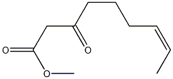 (Z)-3-Oxo-7-nonenoic acid methyl ester Structure