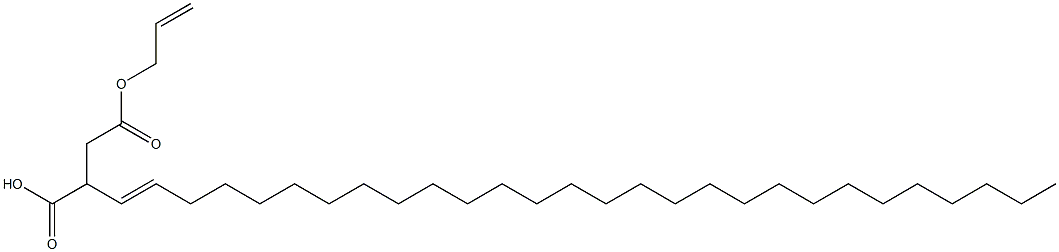 2-(1-Octacosenyl)succinic acid 1-hydrogen 4-allyl ester Structure