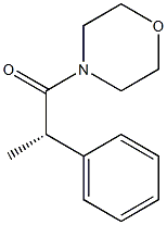 (+)-4-[(S)-2-Phenylpropionyl]morpholine 结构式
