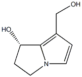 (7S)-7-Hydroxy-6,7-dihydro-5H-pyrrolizine-1-methanol Structure