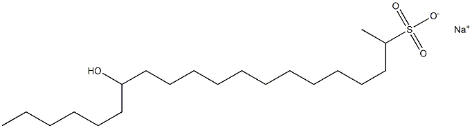 14-Hydroxyicosane-2-sulfonic acid sodium salt