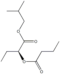 [S,(-)]-2-Butyryloxybutyric acid isobutyl ester|