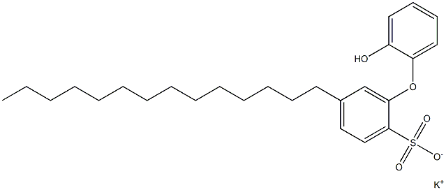 2'-Hydroxy-5-tetradecyl[oxybisbenzene]-2-sulfonic acid potassium salt