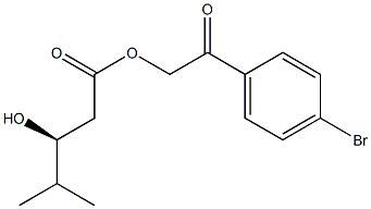 [S,(-)]-3-Hydroxy-4-methylvaleric acid p-bromophenacyl ester