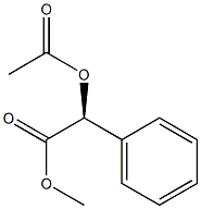 (S)-Acetoxyphenylacetic acid methyl ester Struktur