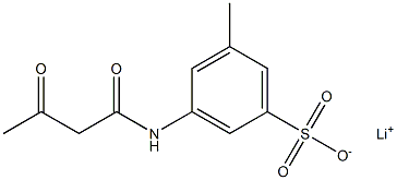 3-(Acetoacetylamino)-5-methylbenzenesulfonic acid lithium salt