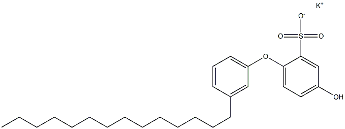  4-Hydroxy-3'-tetradecyl[oxybisbenzene]-2-sulfonic acid potassium salt