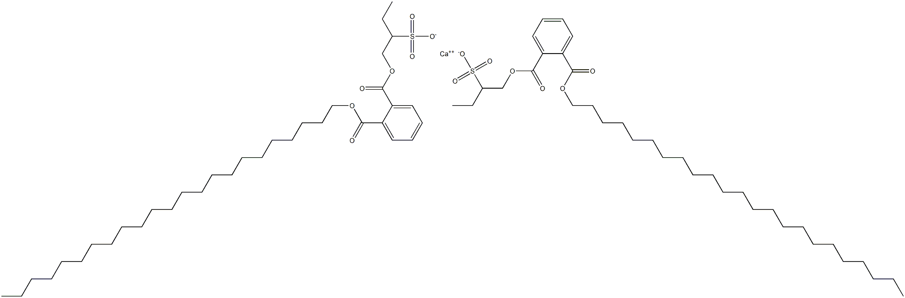 Bis[1-[(2-tricosyloxycarbonylphenyl)carbonyloxy]butane-2-sulfonic acid]calcium salt
