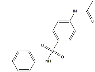 4-Acetylamino-N-(p-tolyl)benzenesulfonamide Struktur