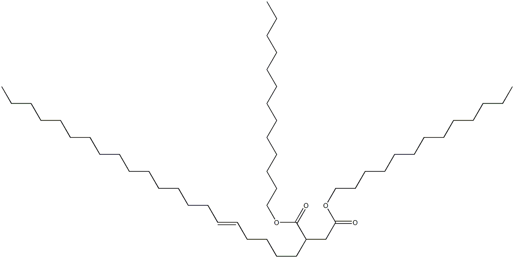 2-(5-Henicosenyl)succinic acid ditridecyl ester Structure