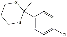 4'-Chloroacetophenone trimethylenedithioacetal Structure