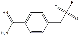 p-Amidinophenylmethanesulfonyl fluoride Struktur