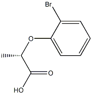 (S)-2-(2-Bromophenoxy)propionic acid Struktur