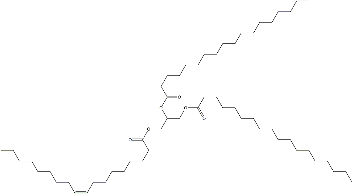 L-Glycerol 1,2-distearate 3-oleate Structure