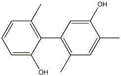 4,6,6'-Trimethyl-1,1'-biphenyl-2',3-diol Struktur