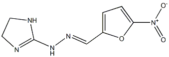 1-(2-Imidazolin-2-yl)-2-[(5-nitrofuran-2-yl)methylene]hydrazine Structure