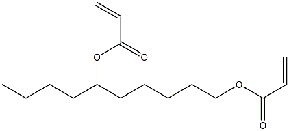 1,6-デカンジオールジアクリラート 化学構造式
