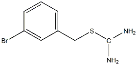 Diamino[(3-bromophenylmethyl)thio]methylium Structure