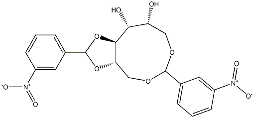 1-O,6-O:2-O,3-O-Bis(3-nitrobenzylidene)-D-glucitol