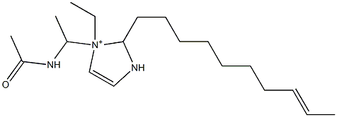 1-[1-(Acetylamino)ethyl]-2-(8-decenyl)-1-ethyl-4-imidazoline-1-ium|