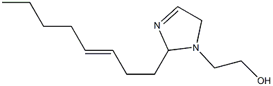 2-(3-Octenyl)-3-imidazoline-1-ethanol,,结构式