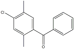 4-Chloro-2,5-dimethylbenzophenone Structure