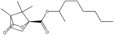 (1S)-4,7,7-Trimethyl-3-oxo-2-oxabicyclo[2.2.1]heptane-1-carboxylic acid octan-2-yl ester 结构式