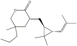 (3Z)-5-Methyl-5-propyl-3-[[(1S,2S)-3,3-dimethyl-2-(2-methyl-1-propenyl)cyclopropan-1-yl]methylene]tetrahydro-2H-pyran-2-one
