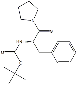  1-[(S)-2-(tert-Butyloxycarbonyl)amino-3-phenyl-1-thioxopropyl]pyrrolidine