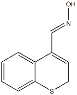 2H-1-Benzothiopyran-4-carbaldehyde oxime Structure
