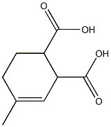 4-Methyl-3-cyclohexene-1,2-dicarboxylic acid Structure