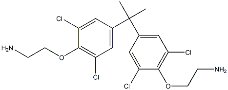  2,2'-[Isopropylidenebis(2,6-dichloro-4,1-phenyleneoxy)]bis(ethanamine)