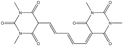 5-[5-[(Hexahydro-1,3-dimethyl-2,4,6-trioxopyrimidin)-5-yl]-2,4-pentadienylidene]-1,3-dimethyl-2,4,6(1H,3H,5H)-pyrimidinetrione
