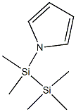 1-(ペンタメチルジシラニル)-1H-ピロール 化学構造式
